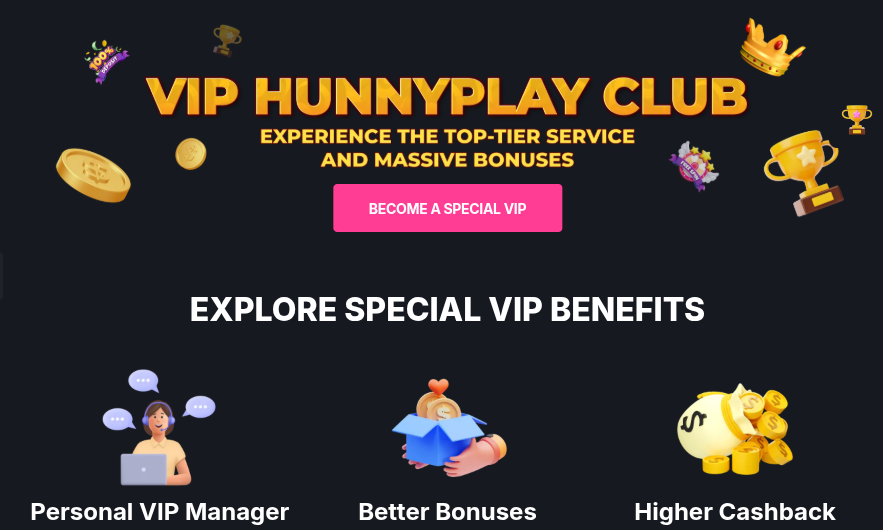 HunnyPlay Casino VIP Club